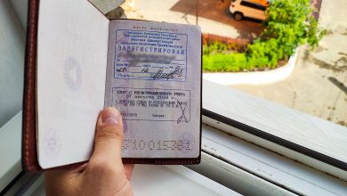 Паспорт РФ с отметкой о постоянной регистрации по месту жительства