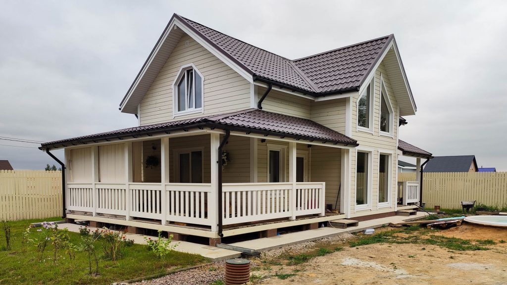 Жилой частный дом с участком, готовый для регистрации по месту жительства